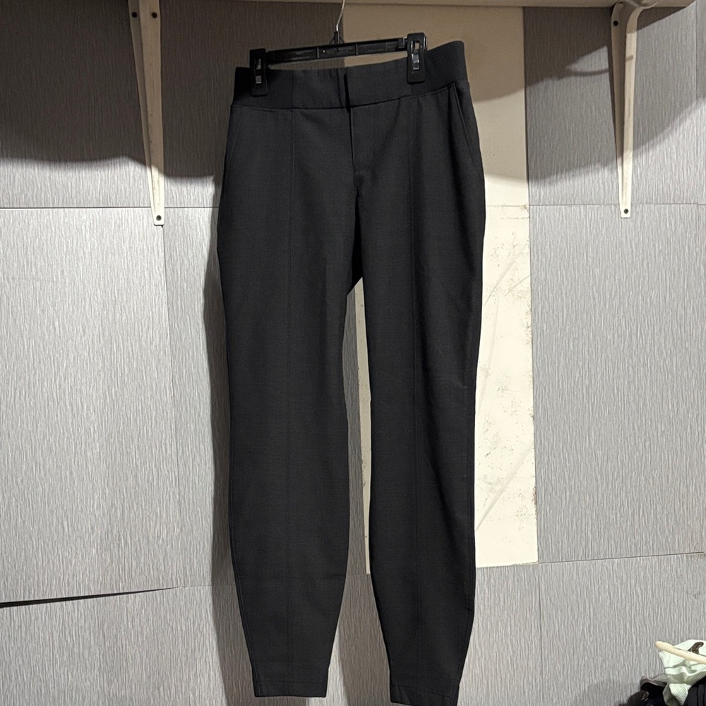 Athleta Charcoal Wool Trousers